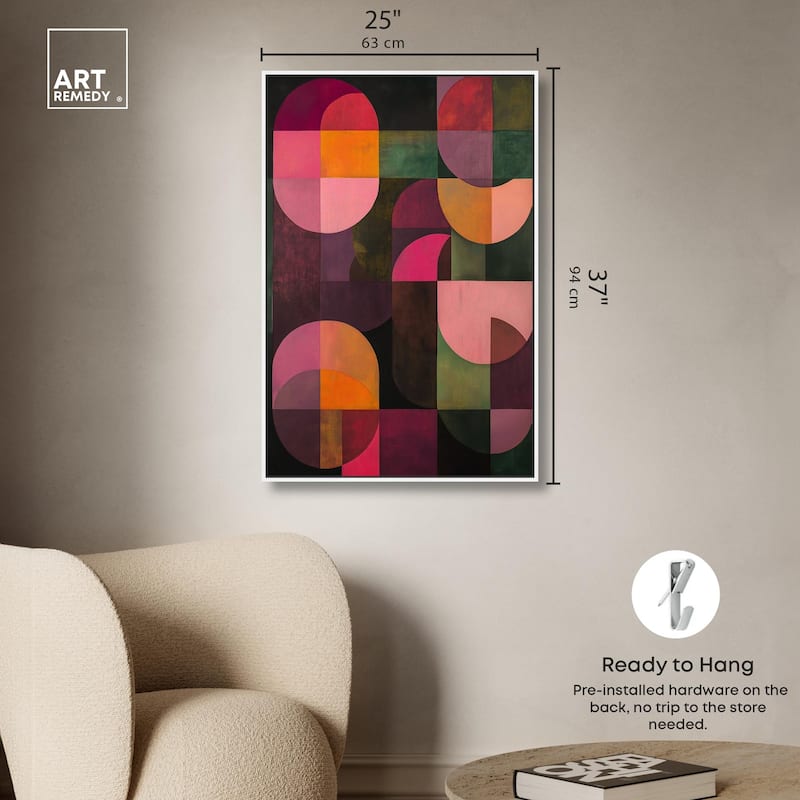 Bauhaus Romance Canvas by Art Remedy