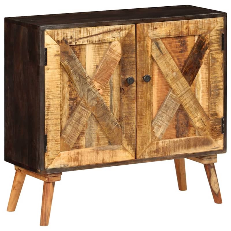 vidaXL Sideboard Solid Mango Wood 33.5"x11.8"x29.5"