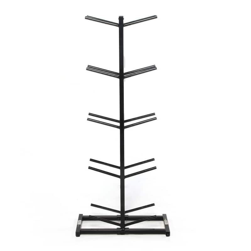 Power Systems Double Medicine Ball Storage Rack - Holds 10 Balls, Vertical Weight Tree Rack, 23" x 11" x 52" - Medium