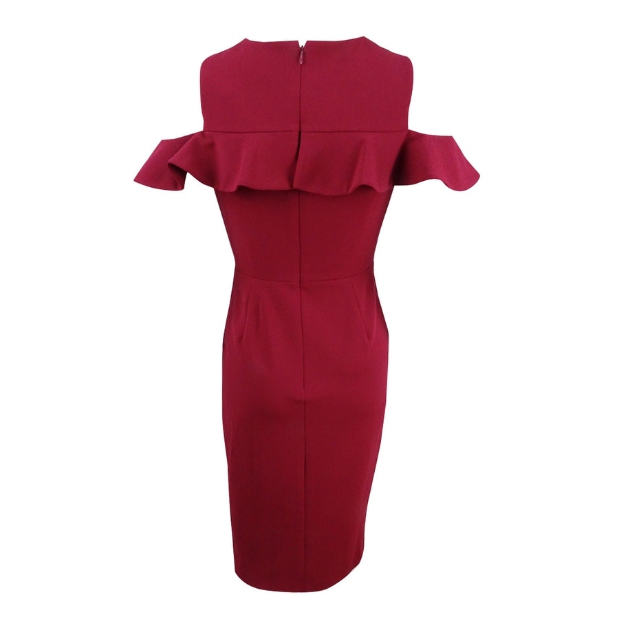 calvin klein cold shoulder dress