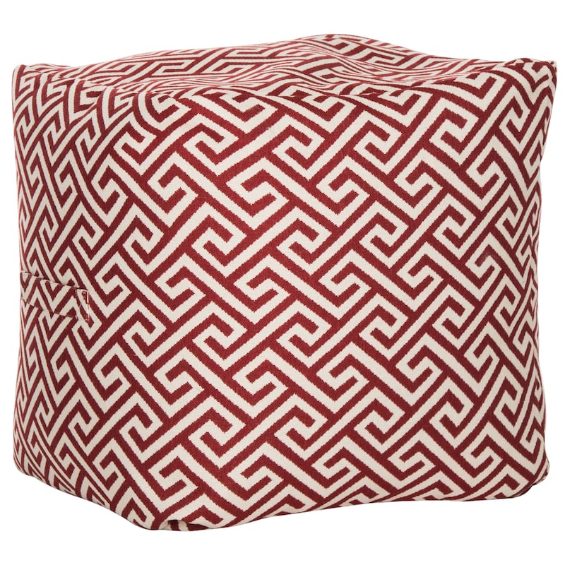 SAFAVIEH Home Valentina Fret Pouf