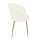 preview thumbnail 17 of 36, Silver Orchid Ralston Contemporary-Glam Velvet Upholstered Chair - N/A