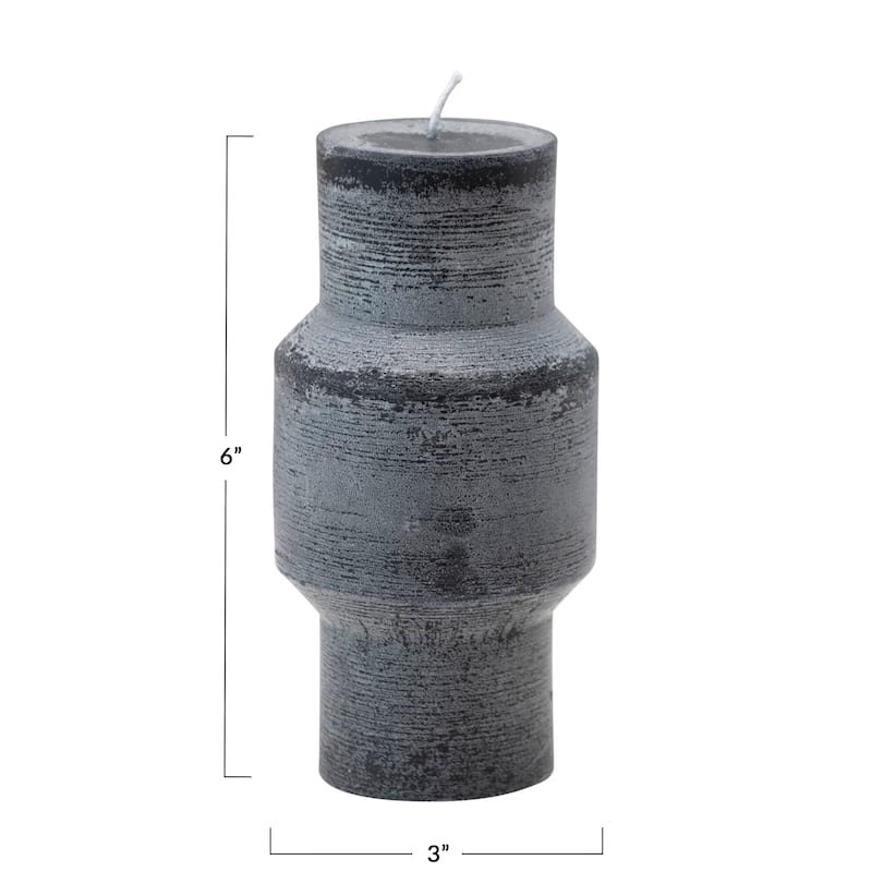 Unscented Totem Pillar Candle