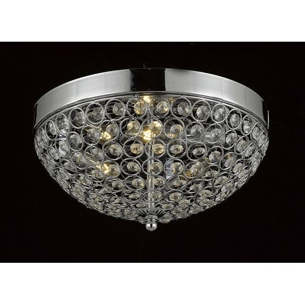 Flush Mount French Empire Crystal Chandelier