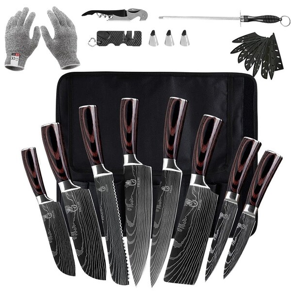 Knife Set 14pcs Japanese Knife Set Premium German Stainless Steel Kitchen Knife Set On Sale Bed Bath Beyond 40142888