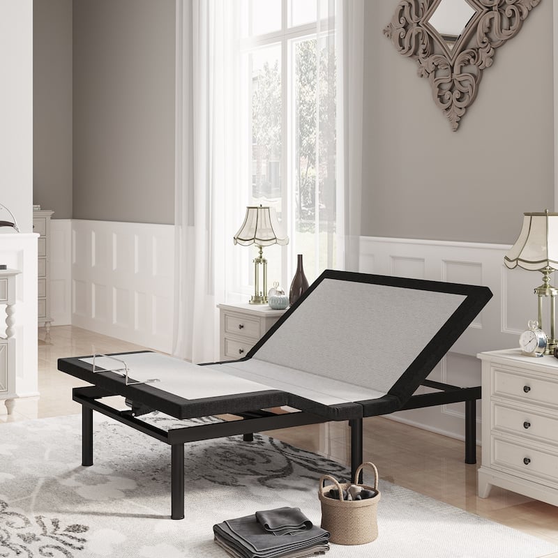 Queen Size Zero Gravity Adjustable Bed Frame with Wireless Remote