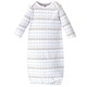 preview thumbnail 4 of 3, Hudson Baby Cotton Gowns, Gray Elephant, Preemie-Newborn