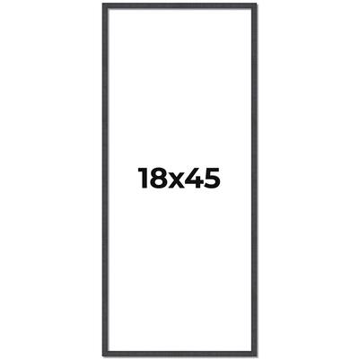 18x45 Frame Brown Solid Wood Picture Frame - Complete Modern Photo