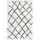 preview thumbnail 54 of 53, SAFAVIEH Berber Shag Hessie Moroccan Rug 5'5" x 7'7" - Creme/Brown - Rectangle