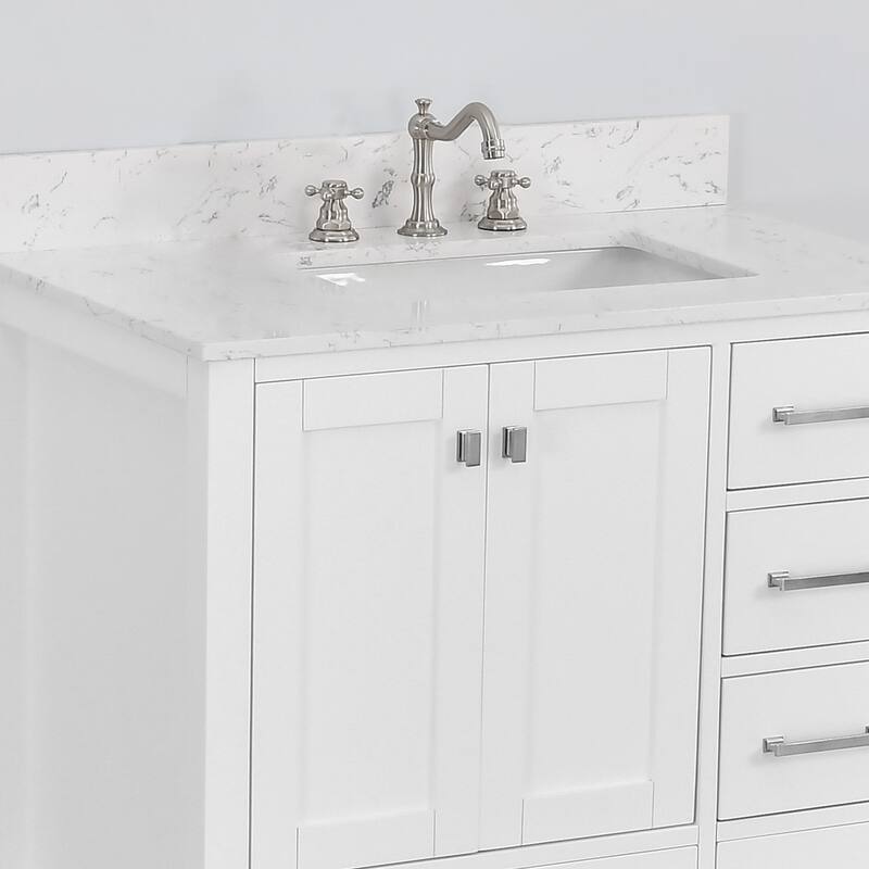 PROOX 42inch Freestanding Bathroom Vanity w Engineered Counter Top Cearmic Sink