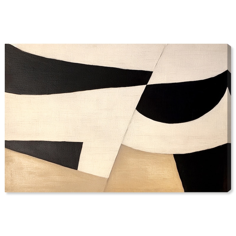 Wynwood Studio Canvas Abstract Like Klimt's Brown and Beige Modern & Contemporary Wall Art Canvas Print