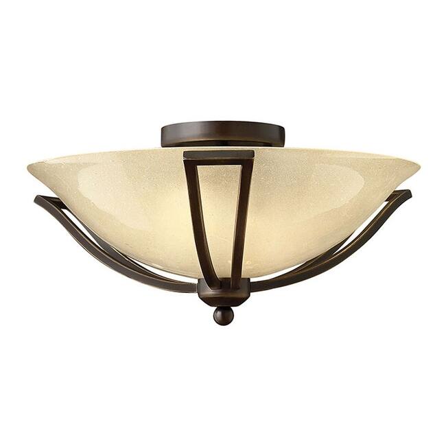 Hinkley Lighting 2 Light 16.75" Width Indoor Semi-Flush Ceiling