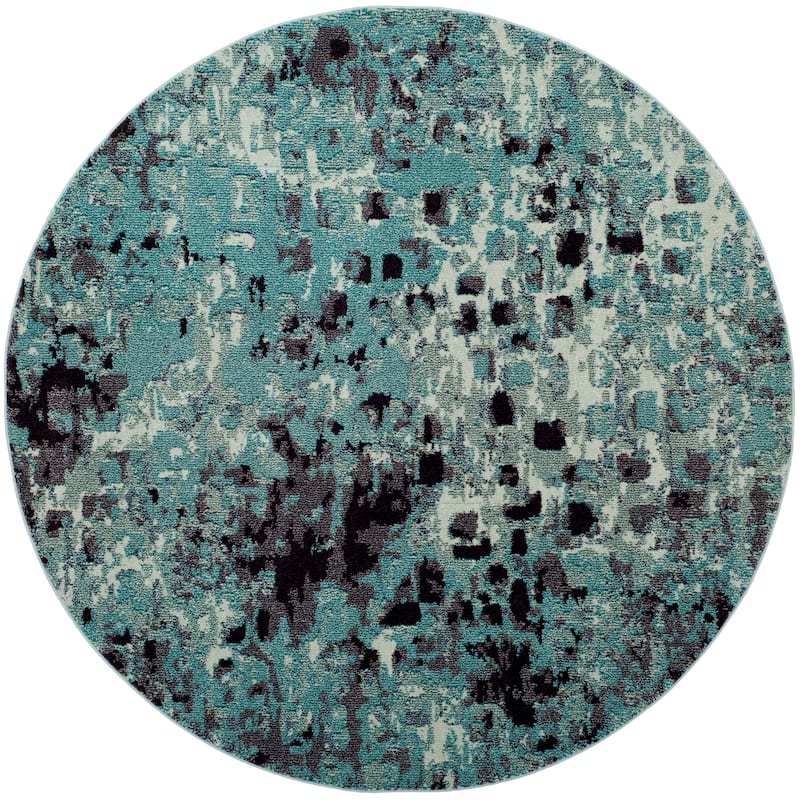 SAFAVIEH Monaco Panna Boho Abstract Modern Watercolor Area Rug