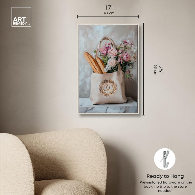 Chic Carryall I Canvas by Art Remedy