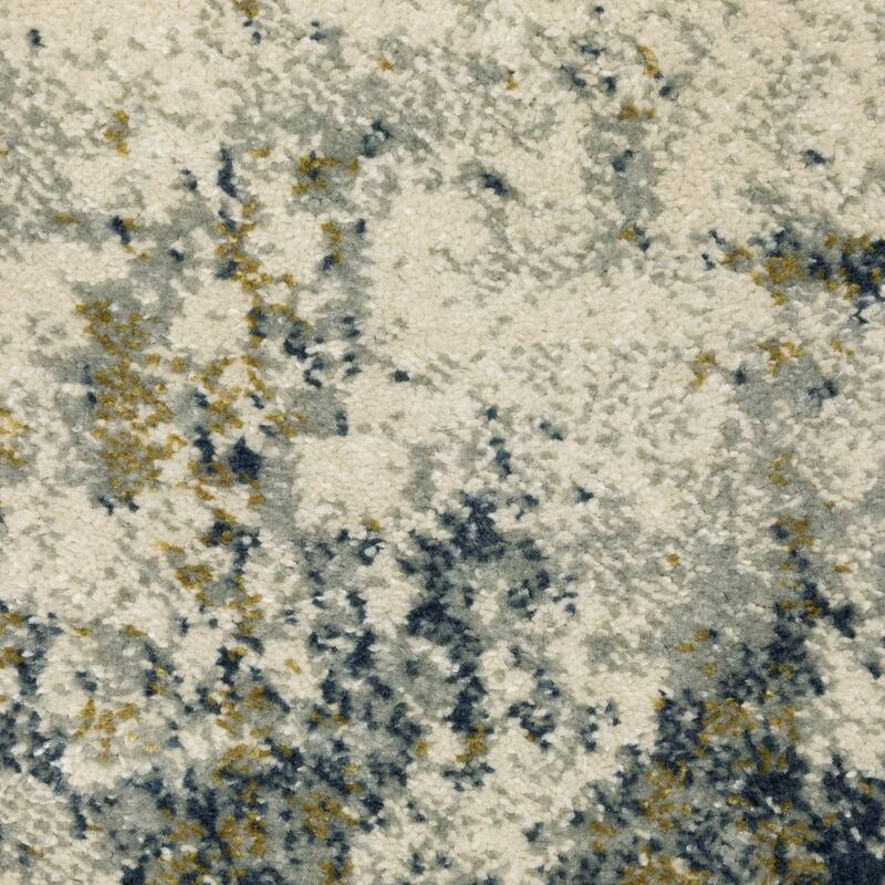 Style Haven Bassel Distressed Abstract Beige/ Teal Indoor Area Rug