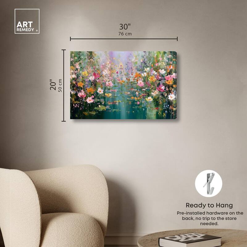 Picturesque Colors Canvas by Art Remedy, Gallery Wrapped
