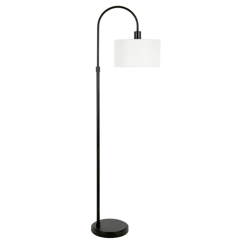 Veronica Blackened Bronze Arc Floor Lamp