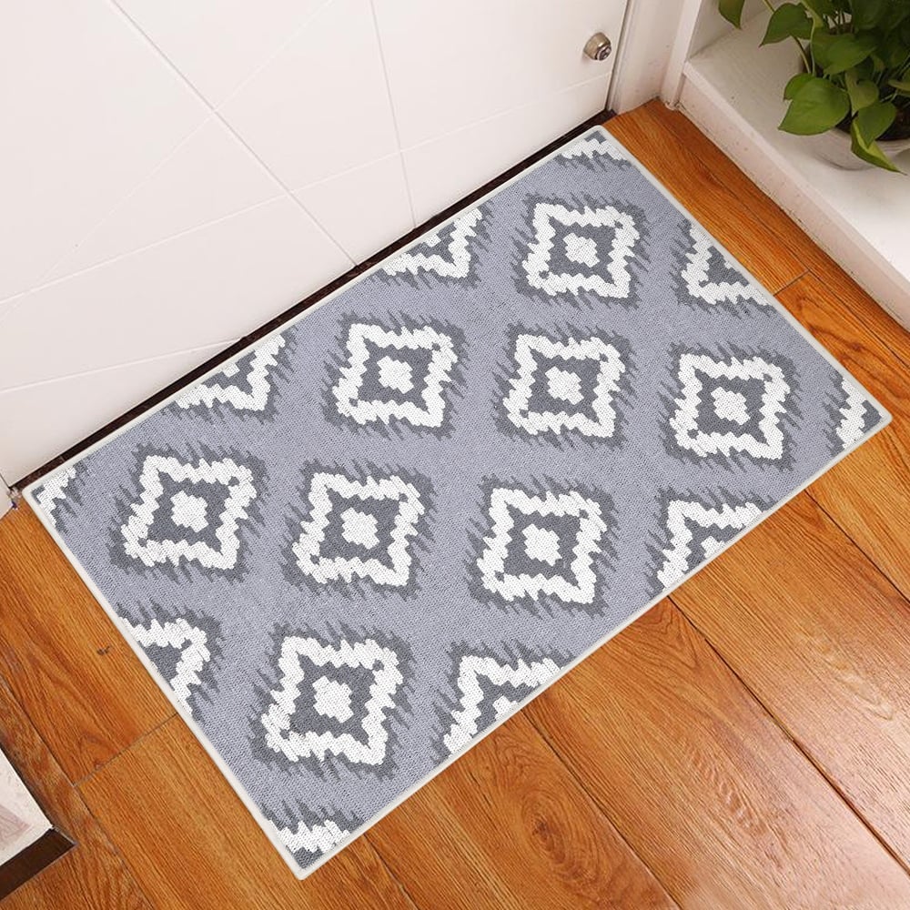 Sussexhome Heavy Duty Ultra Thin Non Slip Washable Cotton Indoor Rug - 2' x 3'