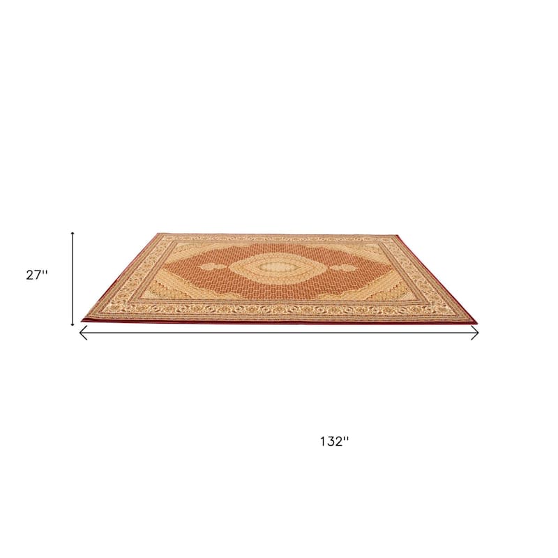 HomeRoots Cabu Moroccan Traditional Runner Area Rug