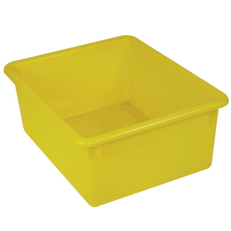 Romanoff Stowaway 5" Letter Box no Lid, Yellow, Pack of 3