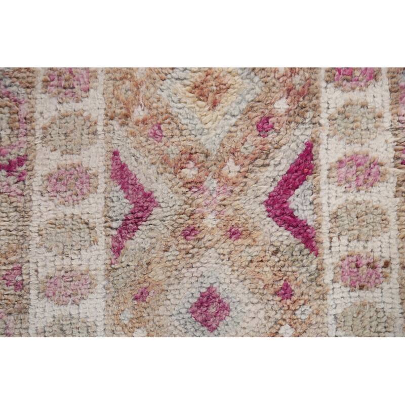 Clearance Antique Look Anatolian Oriental Wool Runner Rug Hand-knotted - 3'1" x 12'9"