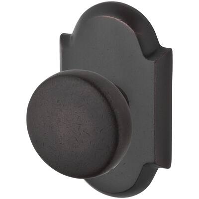 Baldwin Rustic Keyed Entry Single Cylinder Knobset with Rustic Arch