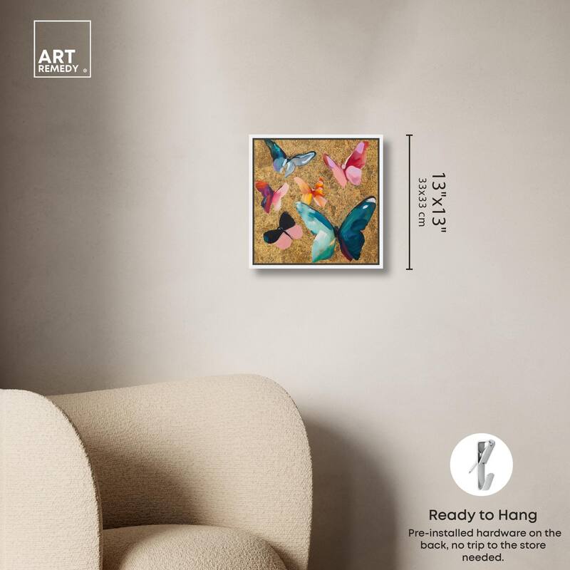 Spectrum of Wings Canvas by Art Remedy