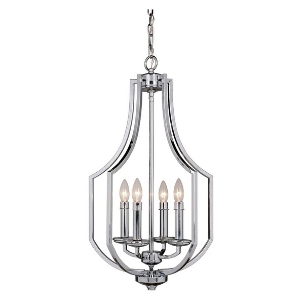 Jeremiah Lighting 40034 Hayden 4 Light 16" Wide Single Tier Cage Chandelier