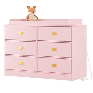 Dresser for Bedroom with 6 Drawers