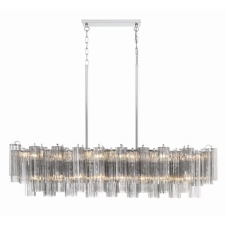Crystorama Lighting Group ADD-317-SM Addis 14 Light 52" Wide Linear