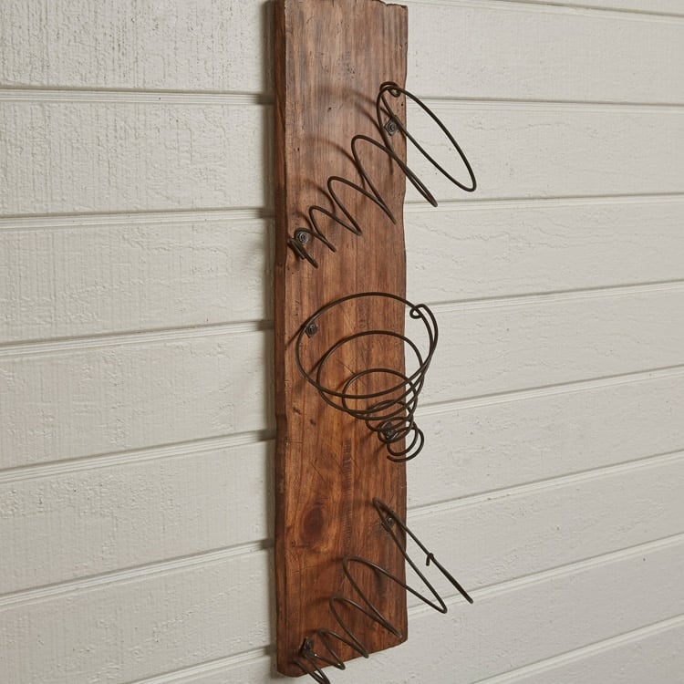 Park Designs Springs Wall Bottle Rack - 24.75"H x 5.75"W X 5.5"D