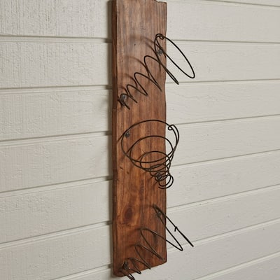Park Designs Springs Wall Bottle Rack - 24.75"H x 5.75"W X 5.5"D
