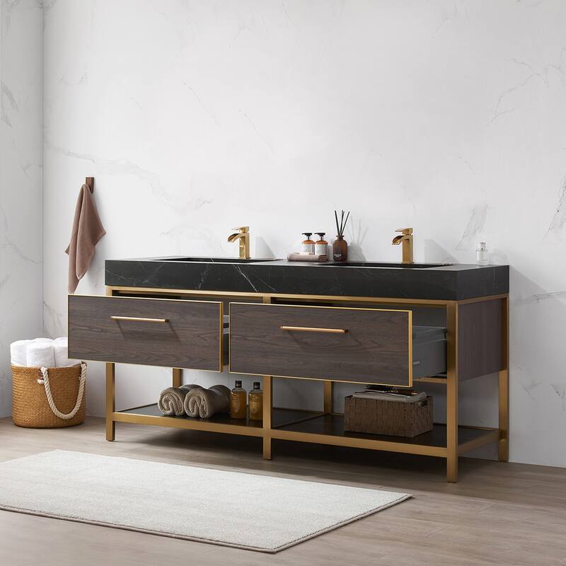 Segovia Bath Vanity with Sintered Stone Top