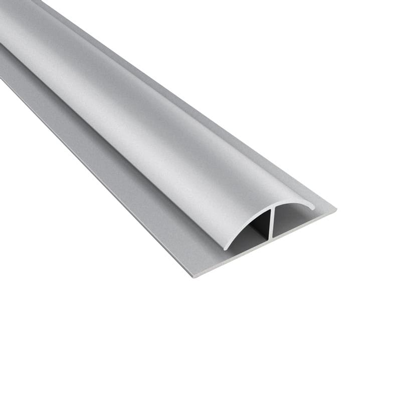 FASÄDE 47 in. Decorative Vinyl Divider Trim Argent Silver (5 Pack) - 5 Pack