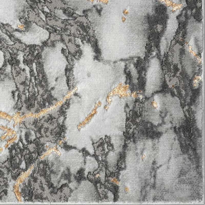 Luxe Weavers Marble Abstract Living Room Rug, Stain-Resistant Carpet
