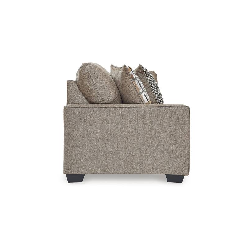 Signature Design by Ashley Cannonbrook Gray 3-Piece Sectional with Chaise - 141" W x 99" D x 40" H