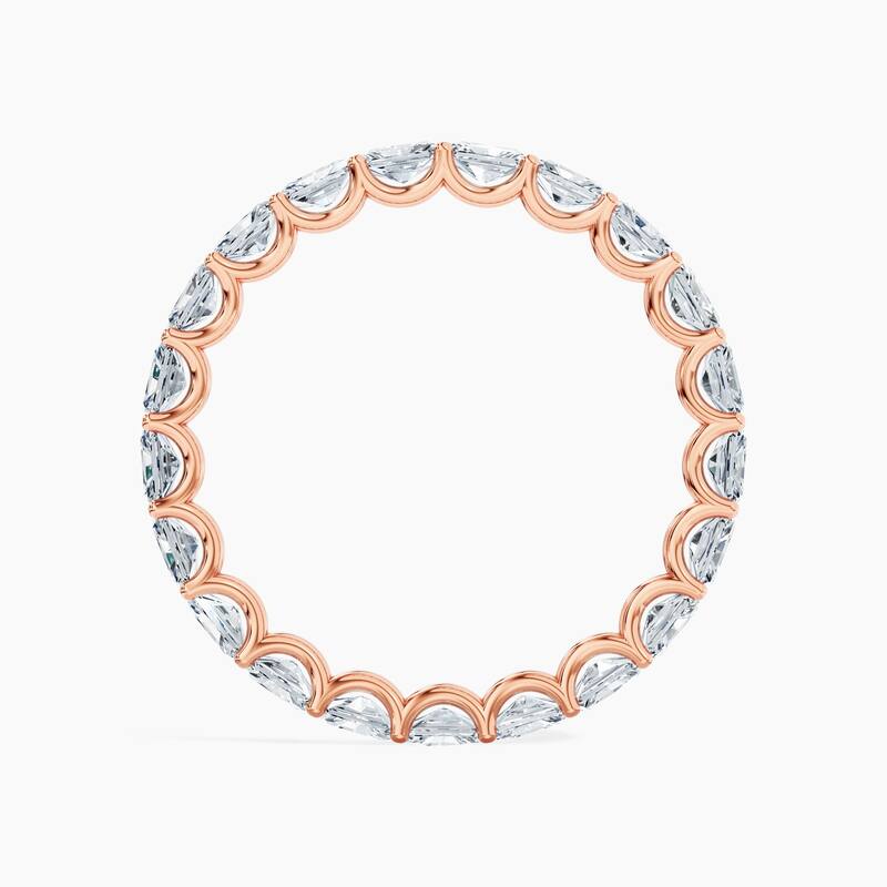 Auriya 14k Gold Radiant East-West Lab Grown Diamond Eternity Band 2.10 - 8.25 ct. tw. (F-G, VS)