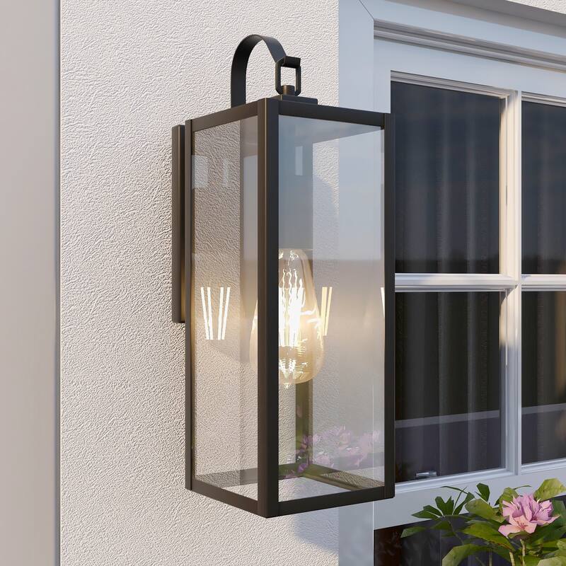 1-Outdoor Wall Light Rustic Wall Lantern Lamp for Porch