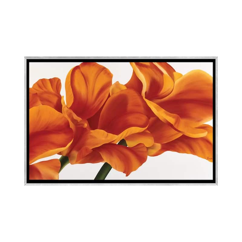 iCanvas "Fancy Flower II" by Yvonne Poelstra-Holzhaus Framed