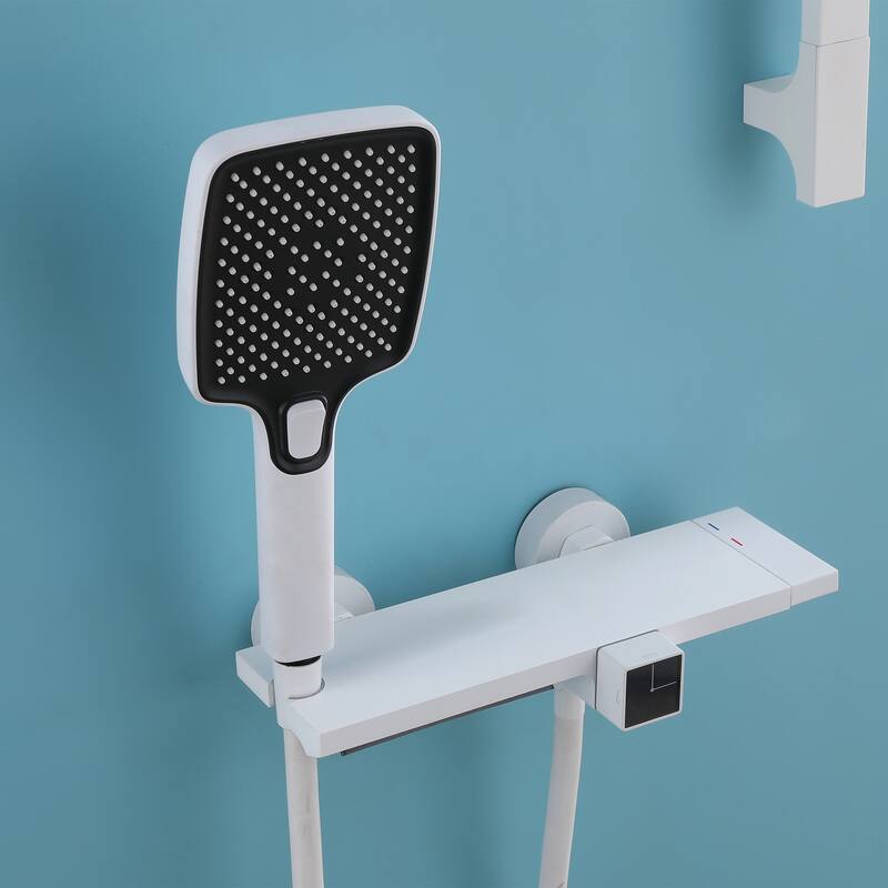 Wall Mounted Tub & Shower Faucet With Handshower Head And Rough in-Valve