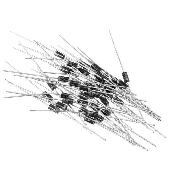 Rectifier Diode 1A 1000V Axial Electronic Silicon Diodes 40pcs for UF4007 1A 1kV 40pcs Bed