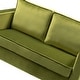 preview thumbnail 10 of 71, Clos 51'' Modern Upholstered Sofa with Golden Legs by HULALA HOME