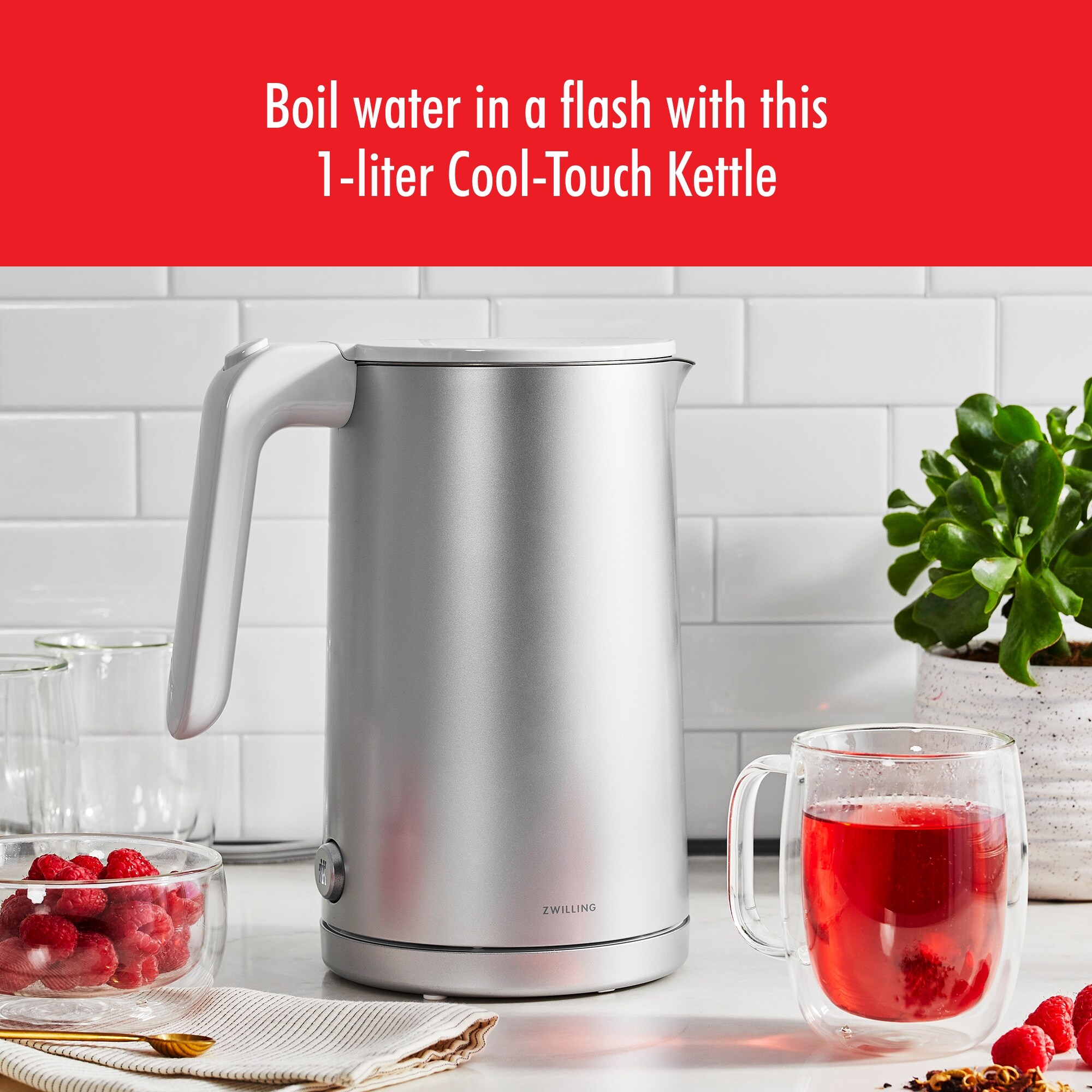 ZWILLING Enfinigy Cool Touch 1.5 Liter Electric Kettle Cordless Tea Kettle Hot Water Bed Bath Beyond 37925420