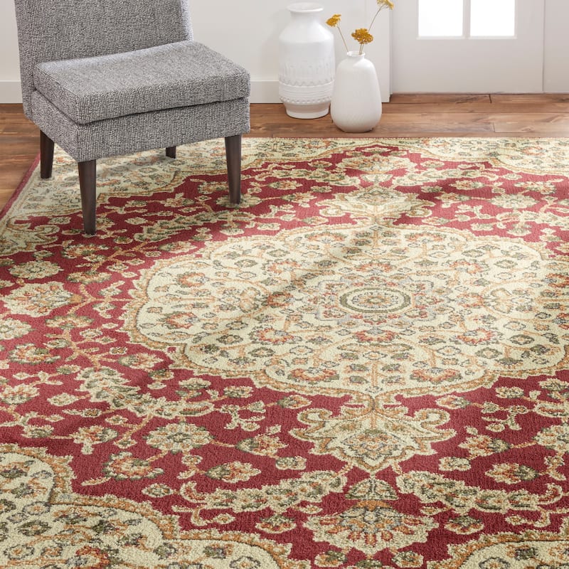 Home Dynamix Royalty Medallion Traditional Area Rug