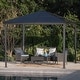 preview thumbnail 8 of 16, Bailey Outdoor 10-foot Aluminum Gazebo by Christopher Knight Home