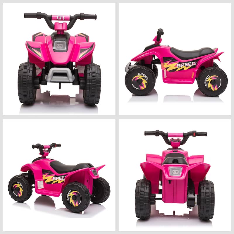 4 Wheel Off-Road Vehicle with Wear-Resistant Tires, 6V Children's Battery Powered Electric Vehicle, Motor Vehicle Toy