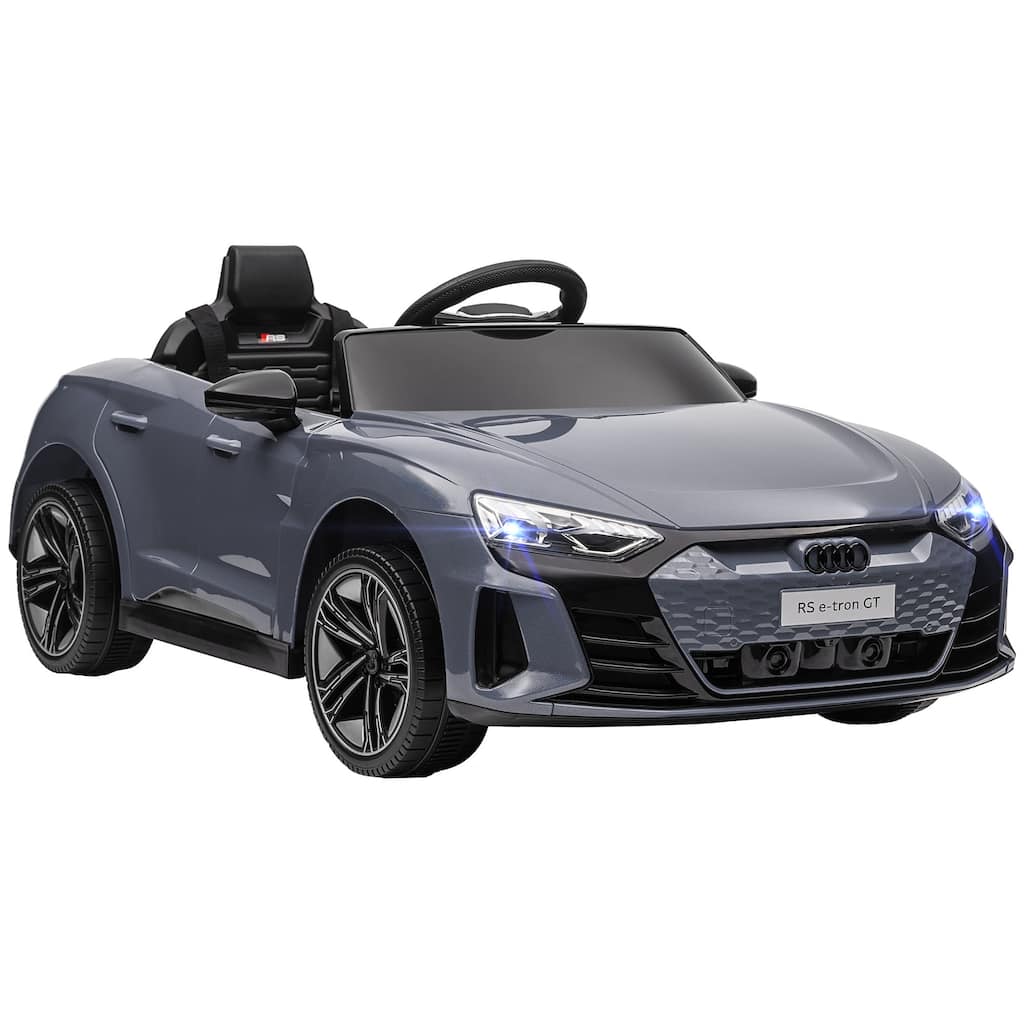 Licensed Audi RS E-tron GT 12V Ride On Car, Electric Toy for Kids, 3.1 MPH, Remote Control, Music & Suspension