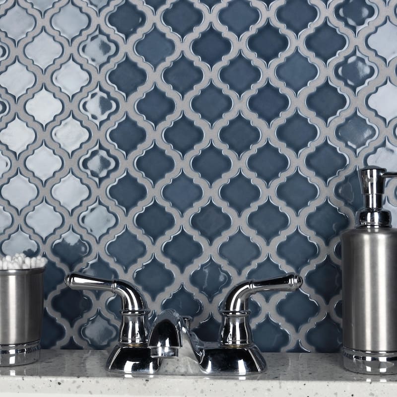 Merola Tile Hudson Tangier Storm Grey 12-3/8" x 12-3/8" Porcelain Floor and Wall Tile