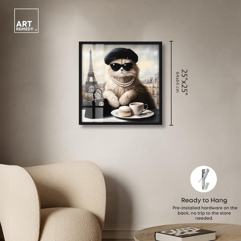 Cat in Paris Treats Shadowbox by Art Remedy