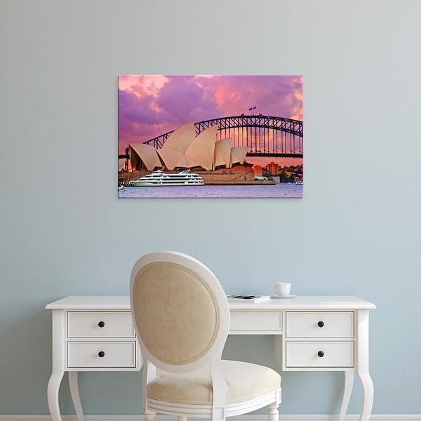 Easy Art Prints Miva Stock's 'A Blacktip Reef Shark In The Great Barrier Reef' Premium Canvas Art